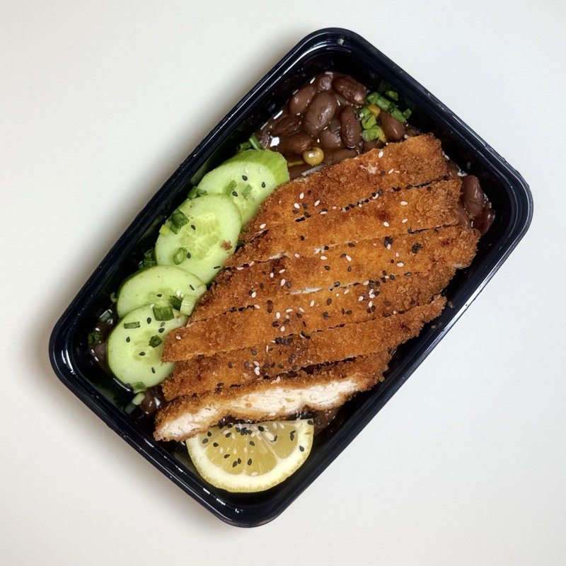 Chicken steak purée