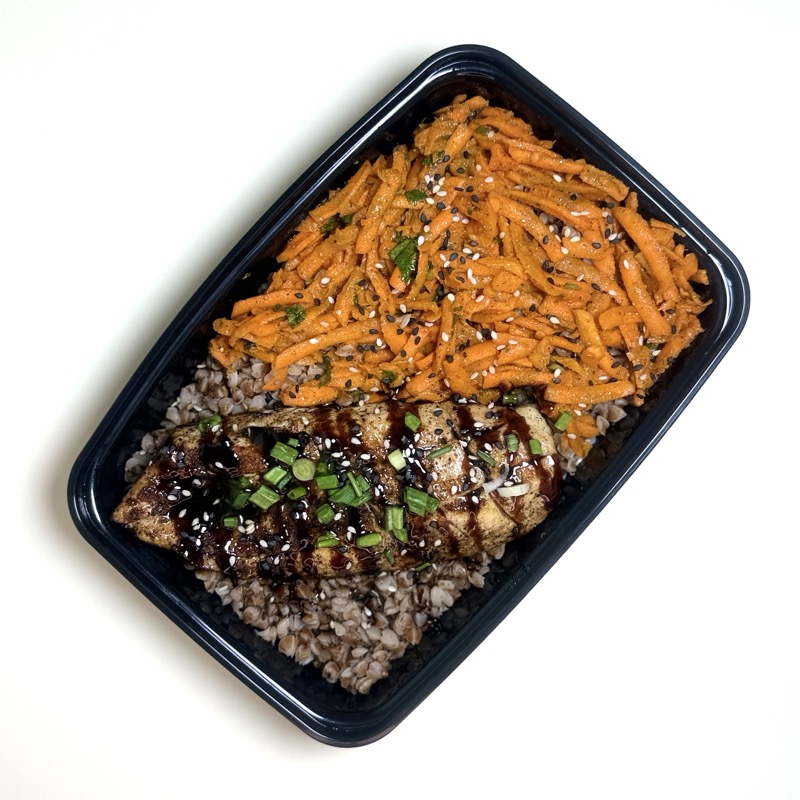 Chicken steak buckwheat