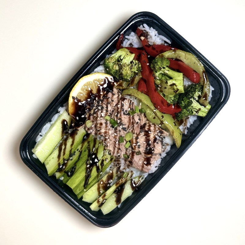 Tuna rice vegetables